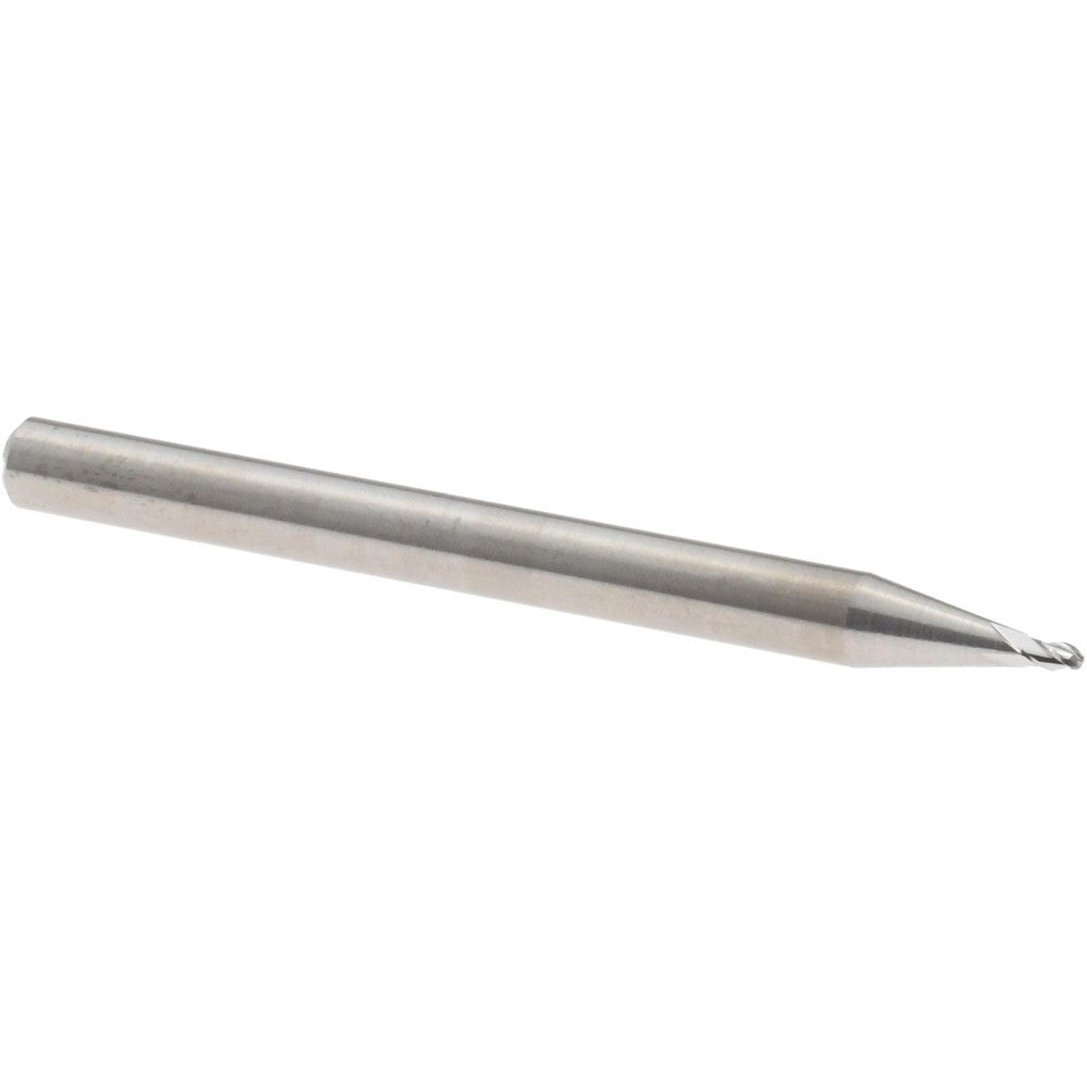 Accupro 12277165 Ball End Mill 0.0400" Dia, 0.0600" LOC, 4 Flute, Solid Carbide