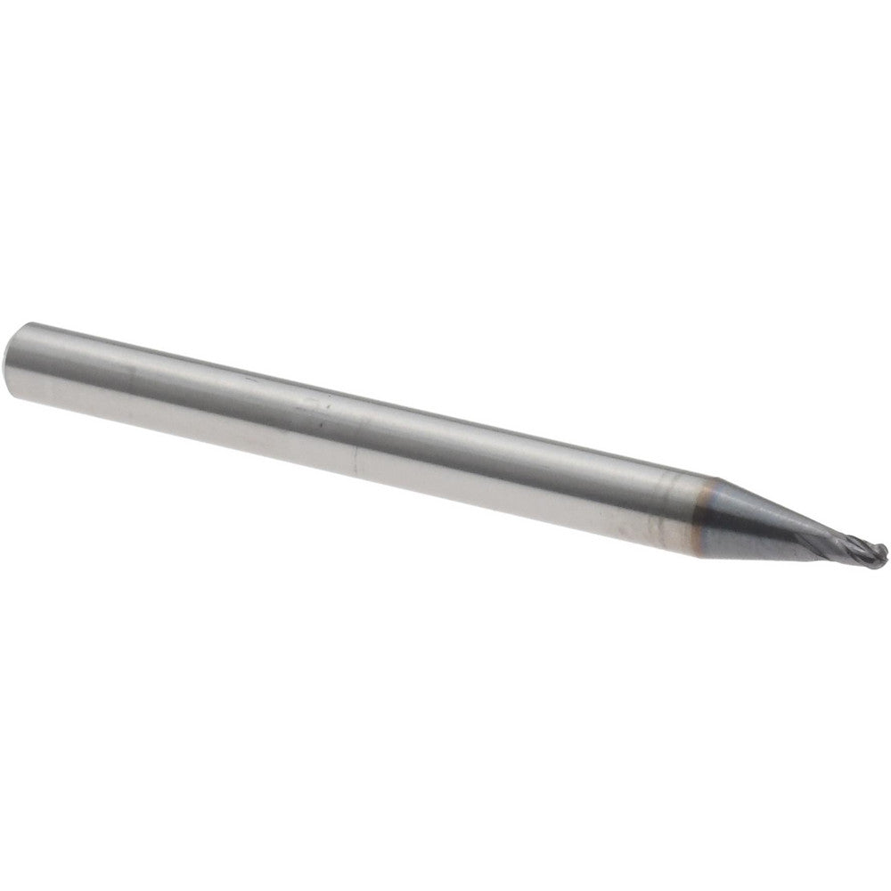 Accupro 12465820 Ball End Mill 0.0450" Dia, 0.0670" LOC, 4 Flute, Solid Carbide