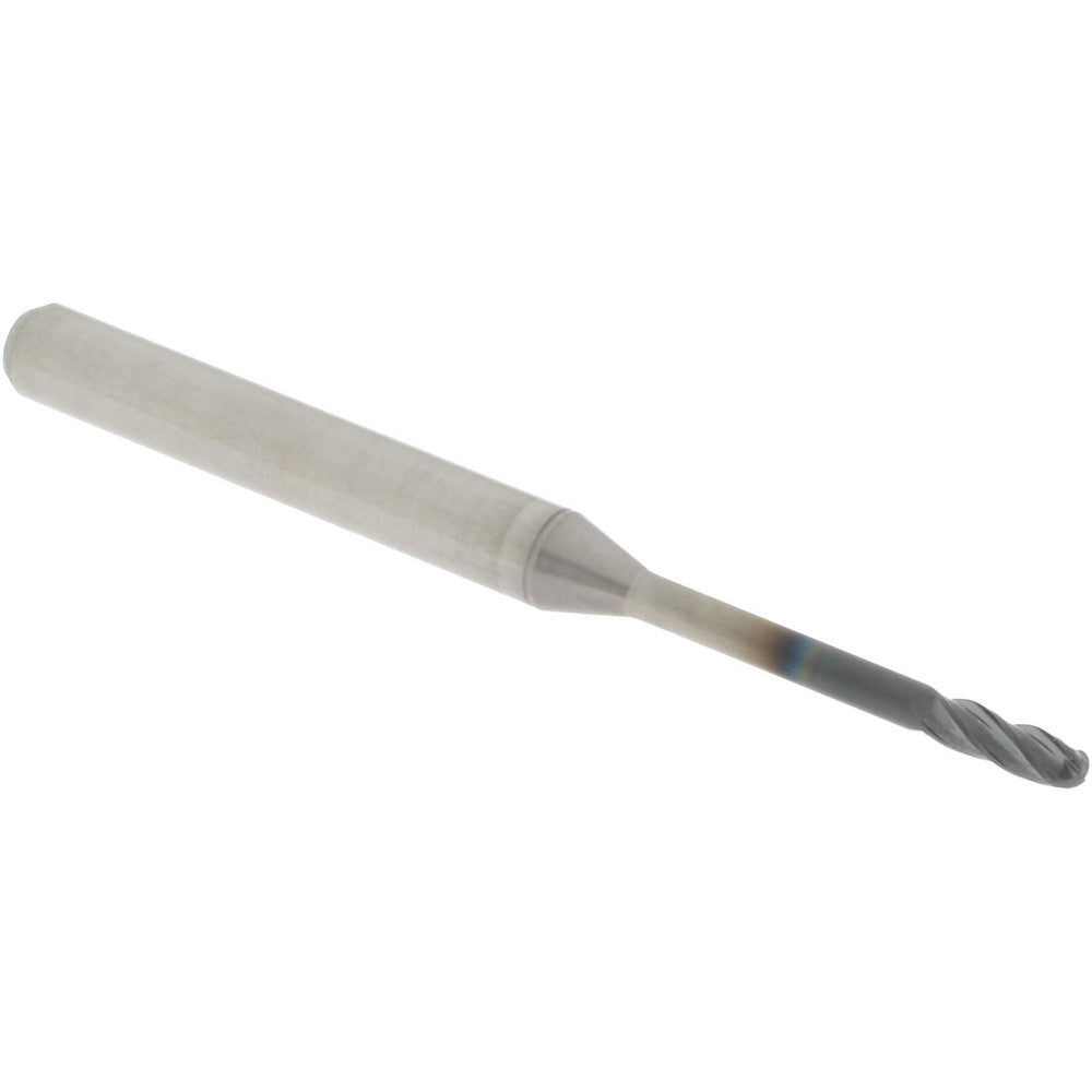 Accupro 14797506 Ball End Mill 0.0625" Dia, 0.186" LOC, 4 Flute, Solid Carbide