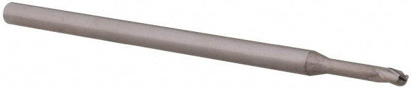 Accupro 14883947 Ball End Mill 0.08" Dia, 0.12" LOC, 3 Flute, Solid Carbide