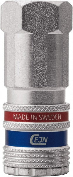 CEJN 10 315 2402 Pneumatic Hose Coupling 1/4" Thread, 1/4" Body Dia, High Flow Interchange
