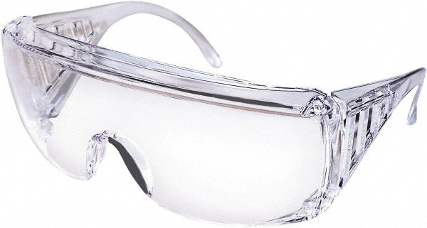 MCR Safety 9800XLD Safety Glasses Uncoated, Polycarbonate, Clear Lenses, Full-Framed