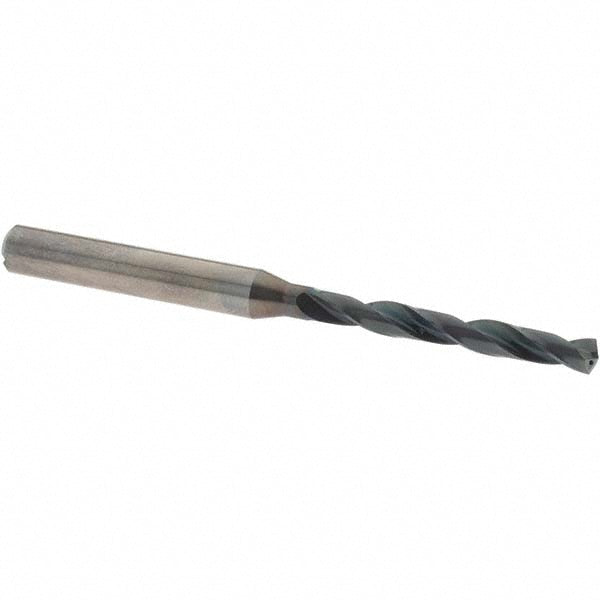 OSG HP255-1614 Jobber Length Drill Bit 4.10 mm (0.1614) Dia, 140 deg, Solid Carbide
