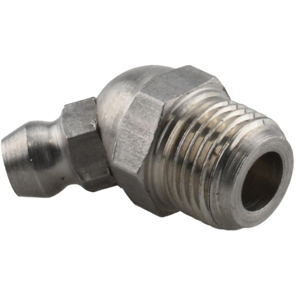 Pro-Lube GFTSS1-82745-10 Standard Grease Fitting 45 ° Head, 1/8-27 PTF