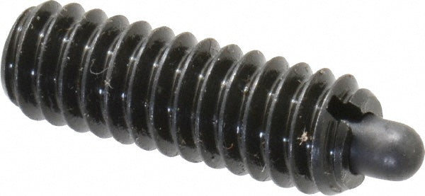 Vlier S54B Threaded Spring Plunger 1/4-20, 3/4" Thread Length, 0.118" Dia, 1/8" Projection