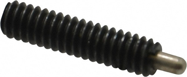 Vlier S55N Threaded Spring Plunger 1/4-20, 1" Thread Length, 0.118" Dia, 3/16" Projection