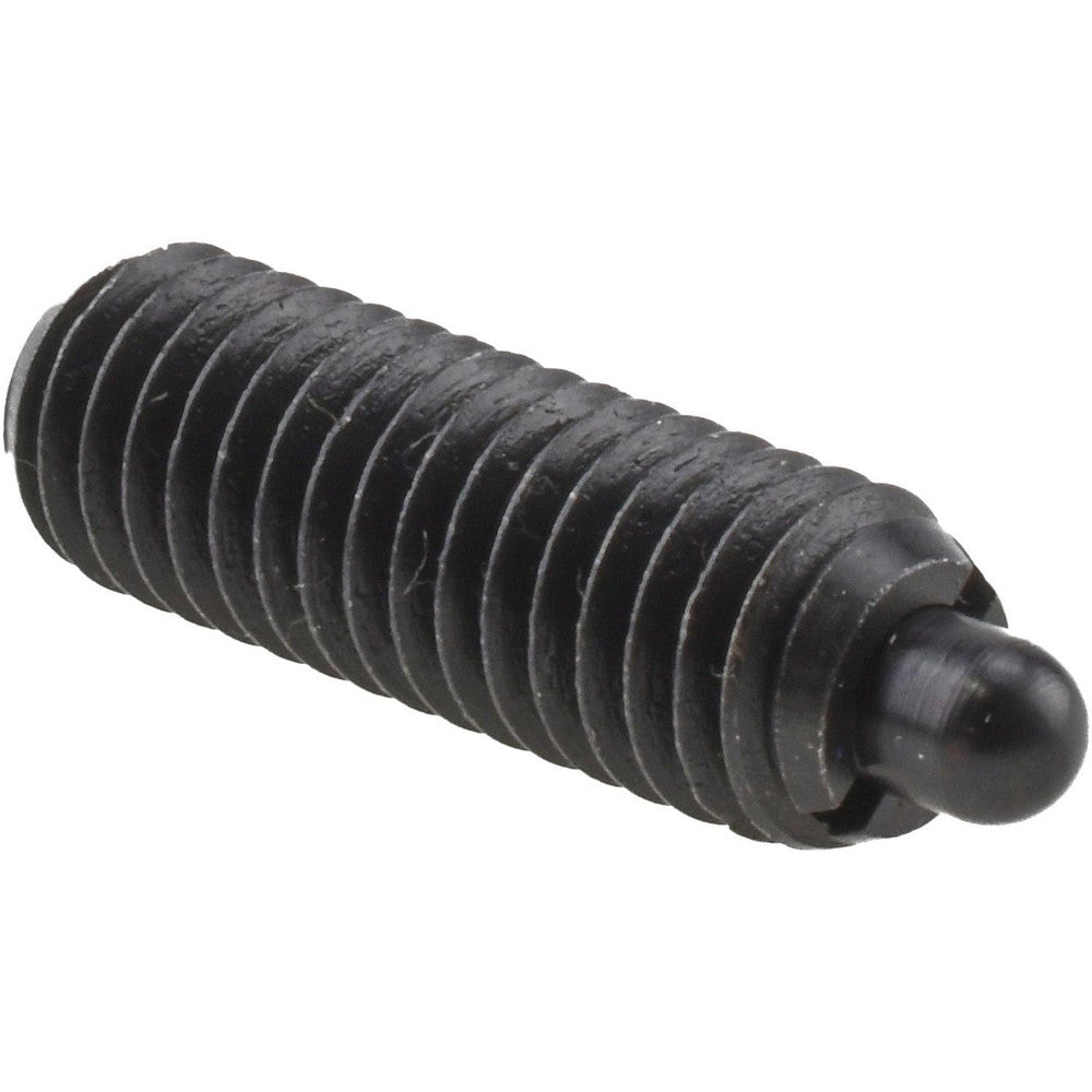 Vlier S58 Threaded Spring Plunger 3/8-16, 1-1/8" Thread Length, 0.187" Dia, 3/16" Projection