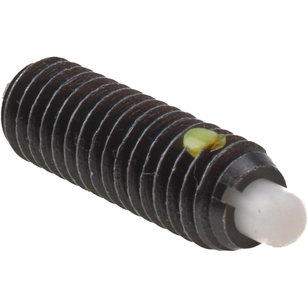Vlier NNS58N Threaded Spring Plunger 3/8-16, 1-1/8" Thread Length, 0.187" Dia, 3/16" Projection