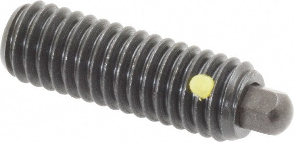 Vlier H58N Threaded Spring Plunger 3/8-16, 1-1/8" Thread Length, 3/16" Projection