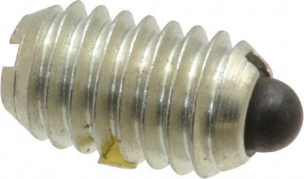 Vlier M58N Threaded Spring Plunger 3/8-16, 5/8" Thread Length, 0.186" Dia, 0.11" Projection