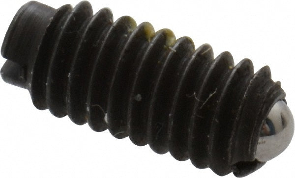 Vlier B48P Threaded Ball Plunger 6-40, 0.078" Ball Dia, 0.312" Body Length, 0.023" Max Ball Reach