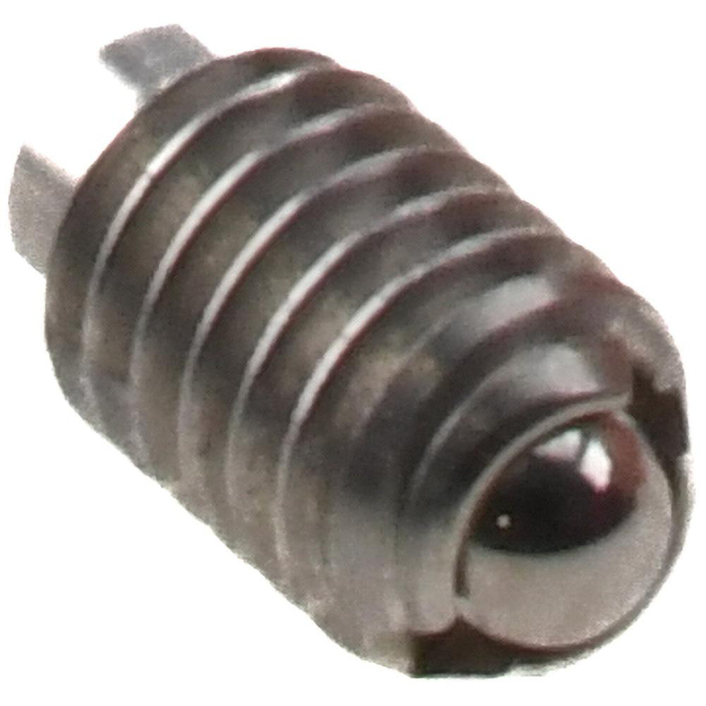 Vlier SSB46 Threaded Ball Plunger 4-48, 0.062" Ball Dia, 0.187" Body Length, 0.02" Max Ball Reach