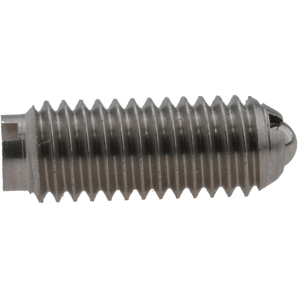 Vlier SSB52 Threaded Ball Plunger 10-32, 0.094" Ball Dia, 0.513" Body Length, 0.025" Max Ball Reach