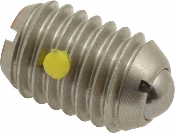 Vlier SSBH60N Threaded Ball Plunger 1/2-13, 0.281" Ball Dia, 3/4" Body Length, 0.072" Max Ball Reach