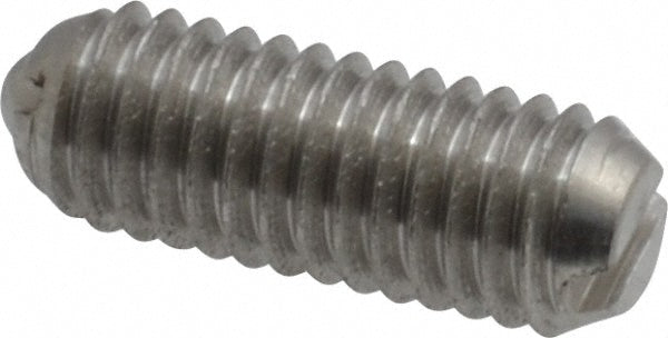 Vlier SSBL52 Threaded Ball Plunger 10-32, 0.094" Ball Dia, 0.513" Body Length, 0.025" Max Ball Reach