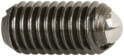 Vlier BM8A Threaded Ball Plunger M8 x 1.25, 0.196" Ball Dia, 0.63" Body Length, 0.059" Max Ball Reach