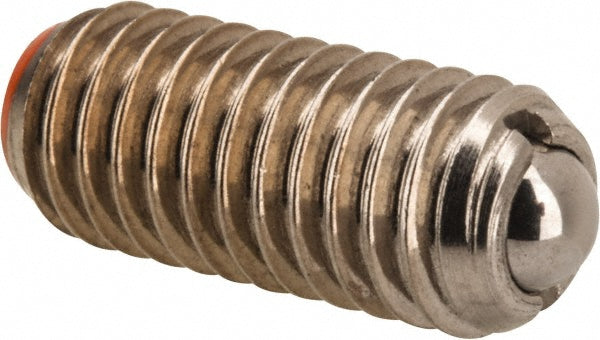 Vlier SBMH6P Threaded Ball Plunger M6 x 1, 0.137" Ball Dia, 0.551" Body Length, 0.039" Max Ball Reach