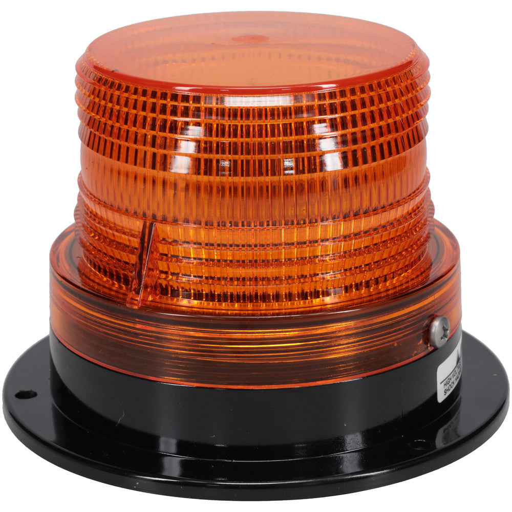 Federal Signal Corp LP6-012-048A Low Profile Mini Strobe Light Amber, Surface Mount, 12 to 48VDC