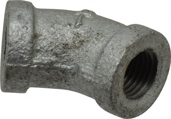 B&K Mueller 510-201HC Malleable Iron Pipe 45 ° Elbow 1/4" Fitting