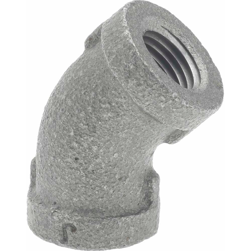 B&K Mueller 520-201HC Black 45 ° Elbow 1/4", Threaded