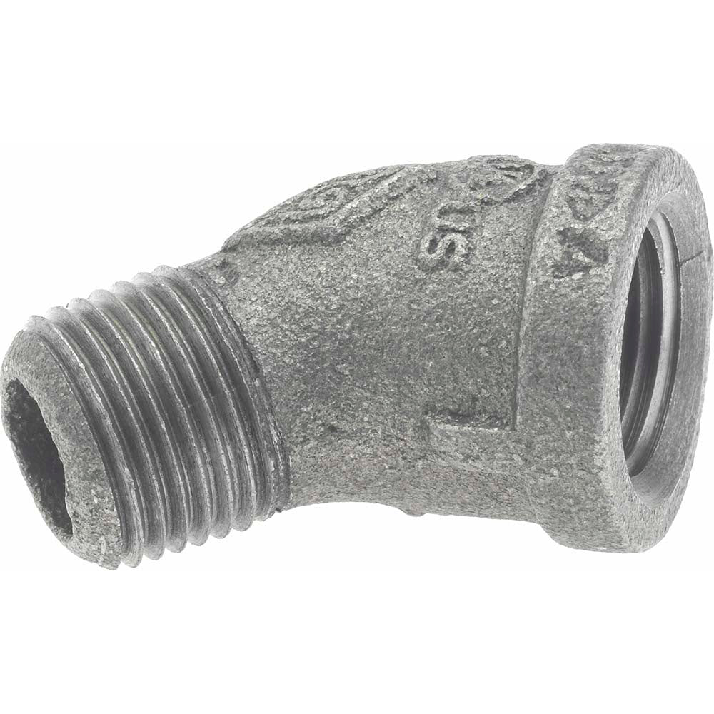 B&K Mueller 520-503HN Black 45 ° Street Elbow 1/2", Threaded