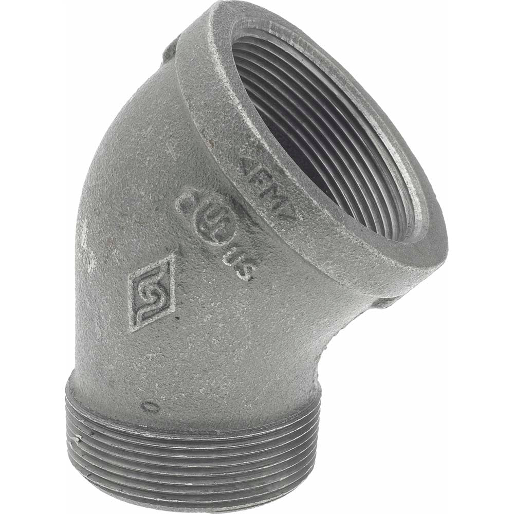 B&K Mueller 520-508HC Black 45 ° Street Elbow 2", Threaded
