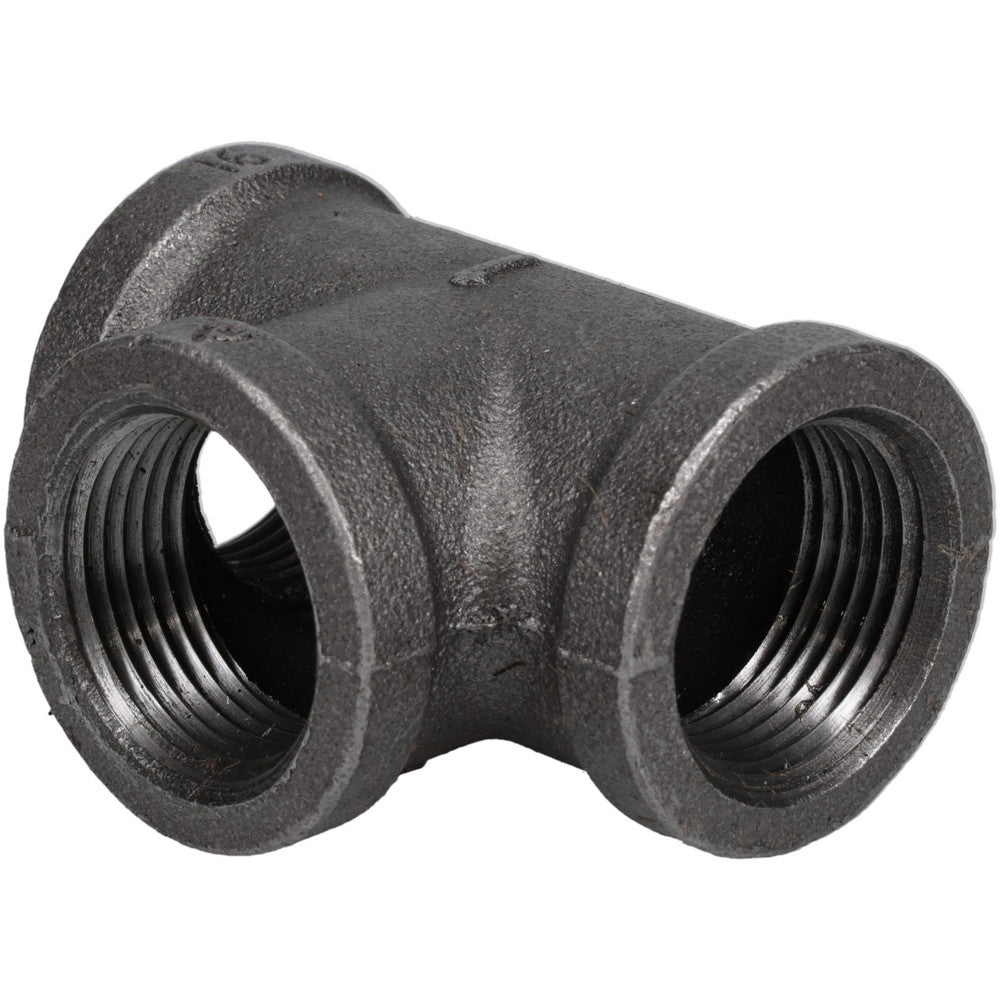 Value Collection B-TEE10 Black Tee 1", Threaded