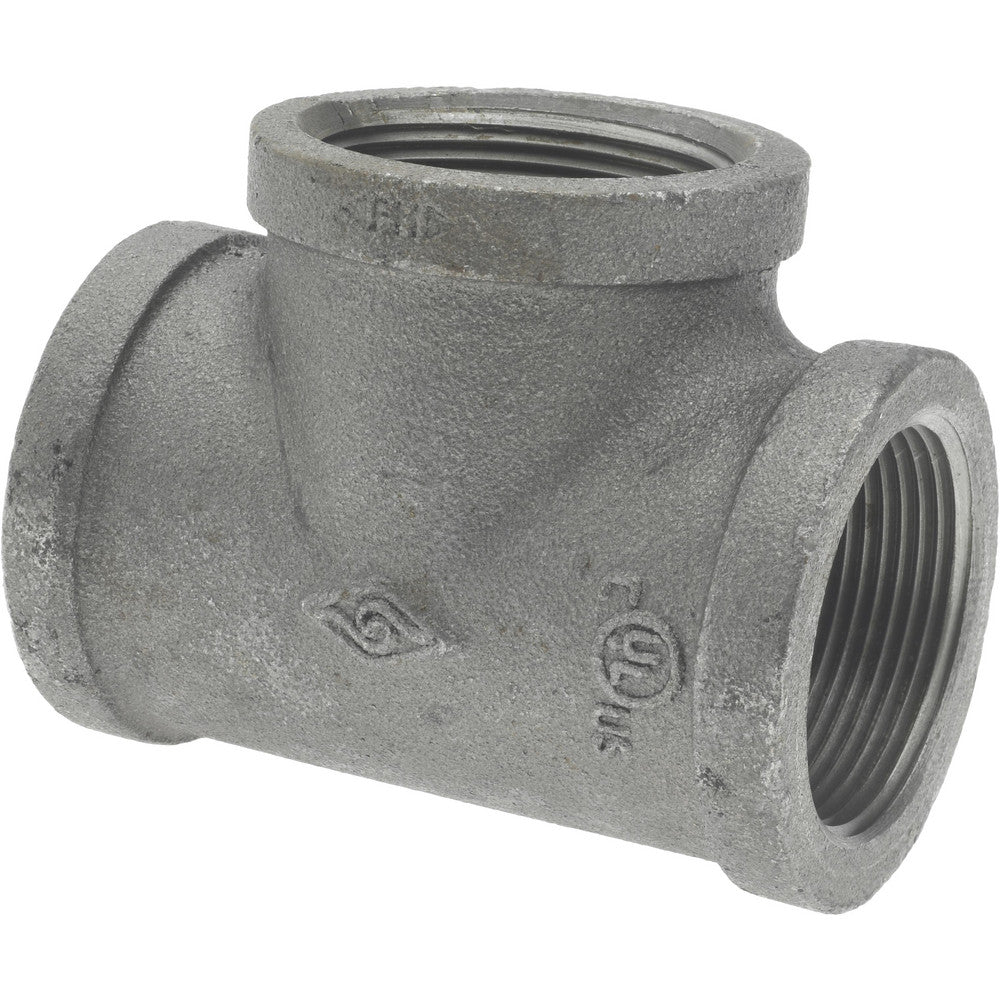 Value Collection B-TEE15 Black Tee 1-1/2", Malleable Iron