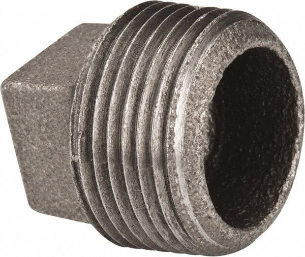 Value Collection B-PLG10 Black Square Plug 1", Threaded