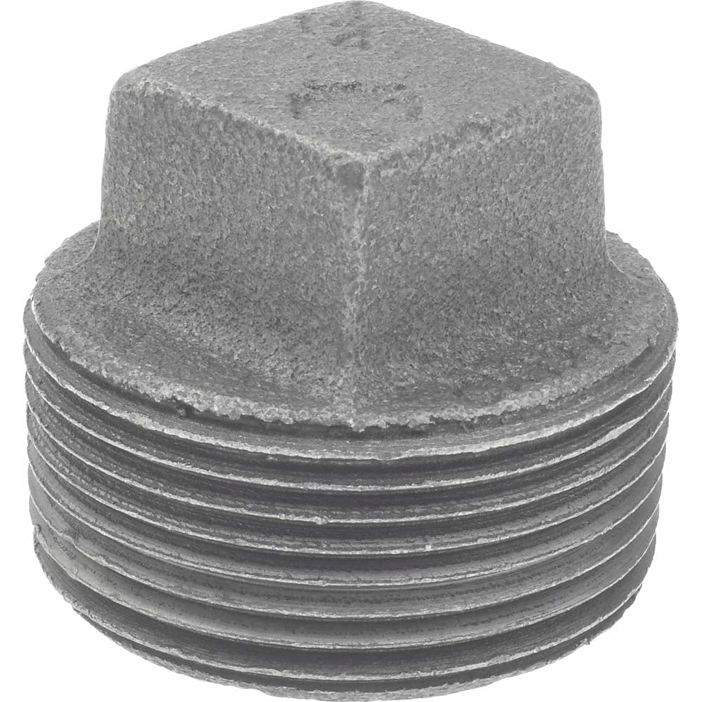 B&K Mueller 521-806HN Black Square Plug 1-1/4", Threaded