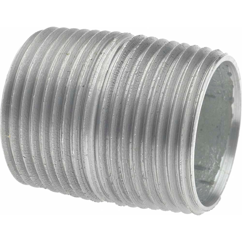 Value Collection NG06001 Galvanized Pipe Nipple 1", 1-1/2" Long, Schedule 40, Steel
