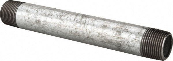 B&K Mueller 564-070HC Galvanized Pipe Nipple 3/4", 7" Long, Schedule 40, Steel