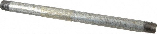 B&K Mueller 563-120HN Galvanized Pipe Nipple 1/2", 12" Long, Schedule 40, Steel