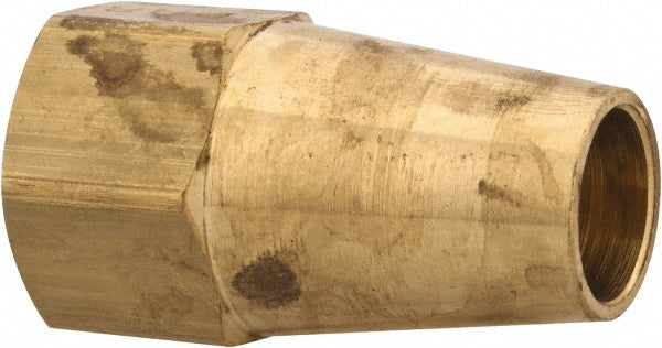 Parker 41FL-8 Brass Flared Tube Long Nut 1/2" Tube OD, 3/4-16 Thread, 45 ° Flared Angle