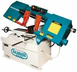 Clausing KC1016VS-3S 9 x 14-1/2" Manual Horizontal Bandsaw 10" Max Cutting Dia, Step Pulley & Variable-Speed Pulley Drive
