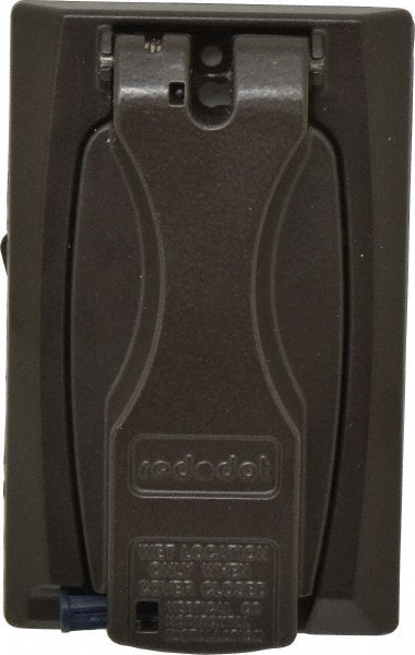 Thomas & Betts DCCU-BR Weather Proof Electrical Box Cover Zinc