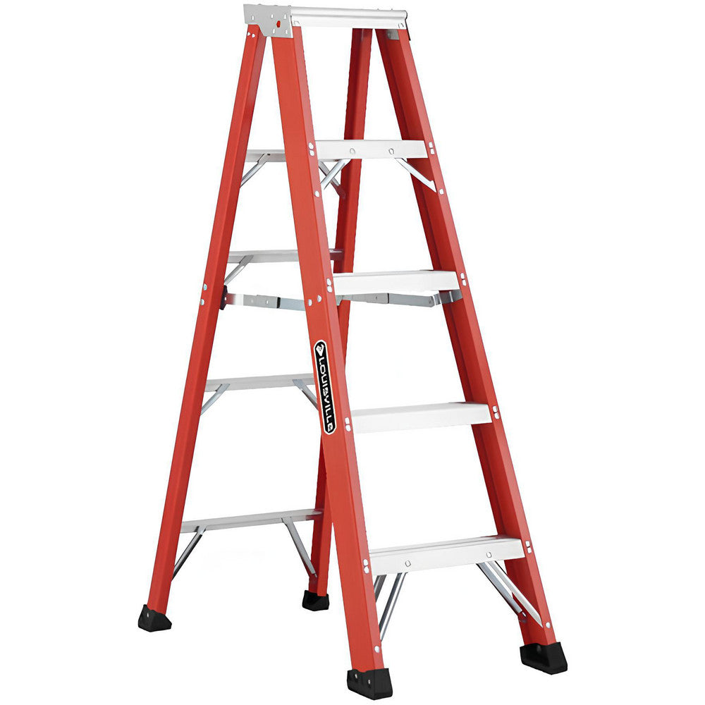 Louisville FS1304HD 4-Step Fiberglass Step Ladder Type IAA, 4' High