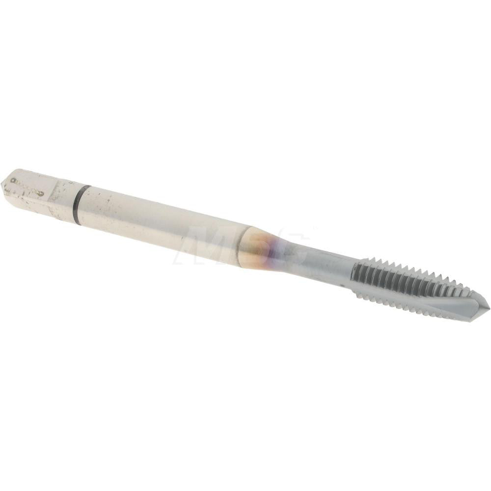 Accupro 30073-00C Spiral Point Tap #10-32 UNF, 3 Flutes, Plug Chamfer, 2B Class of Fit, High-Speed Steel-PM, TiCN Coated