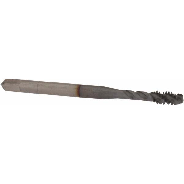 Accupro 40042-01C Spiral Flute Tap #6-32, UNC, 3 Flute, Modified Bottoming Chamfer, 3B Class of Fit, Powdered Metal, TiCN Finish