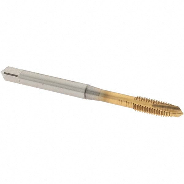 OSG 1101501605 Spiral Point Tap #10-32 UNF, 3 Flutes, Plug Chamfer, HSS, TiN Coated