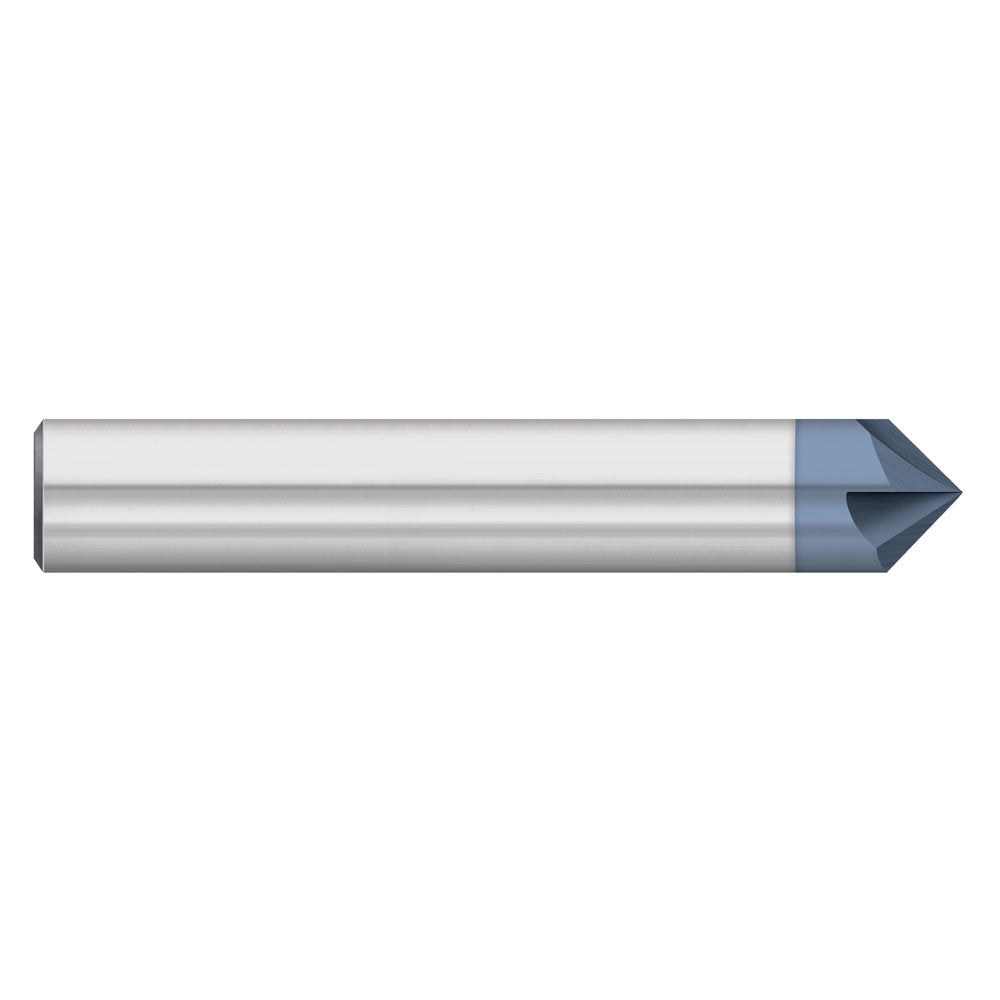 Titan USA TC95442 Chamfer Mills Included Angle 45.00 Chamfer Mill Material Solid Carbide Coating/Finish AlTiN Cutter Head Diameter (Fractional Inch) 1/4 Cutter Head Diameter (Decimal Inch) 0.2500 Number Of Flutes 4