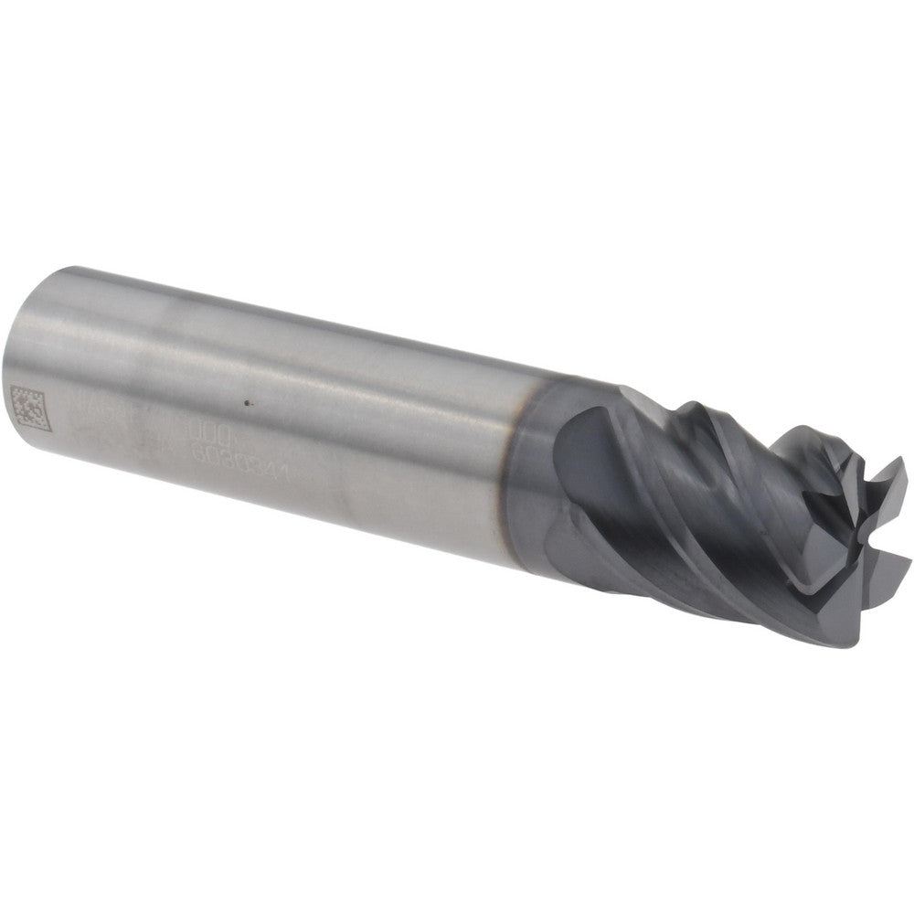Seco 17007028 Corner Radius End Mill 1/2" Dia, 5/8" LOC, 0.0300" Radius, 5 Flute, Solid Carbide