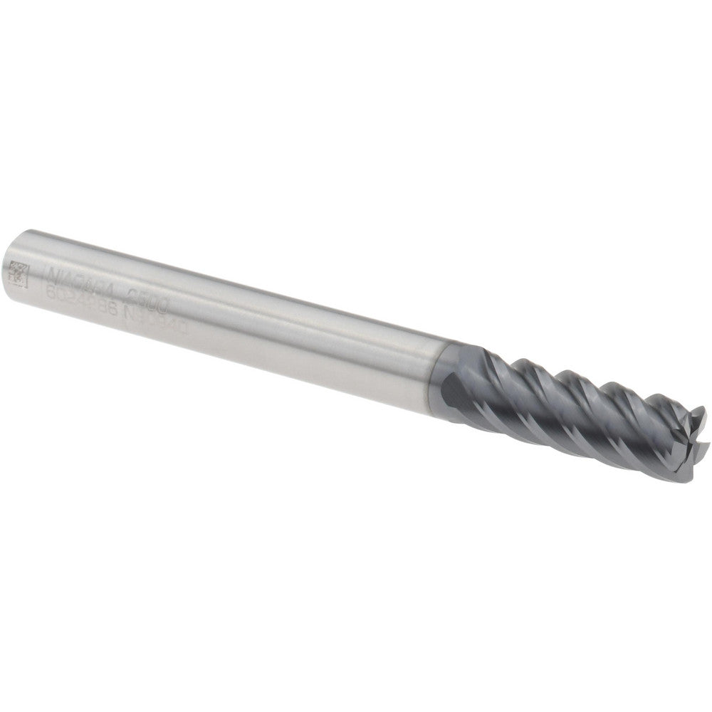 Seco 17006992 Corner Radius End Mill 1/4" Dia, 3/4" LOC, 0.0200" Radius, 5 Flute, Solid Carbide