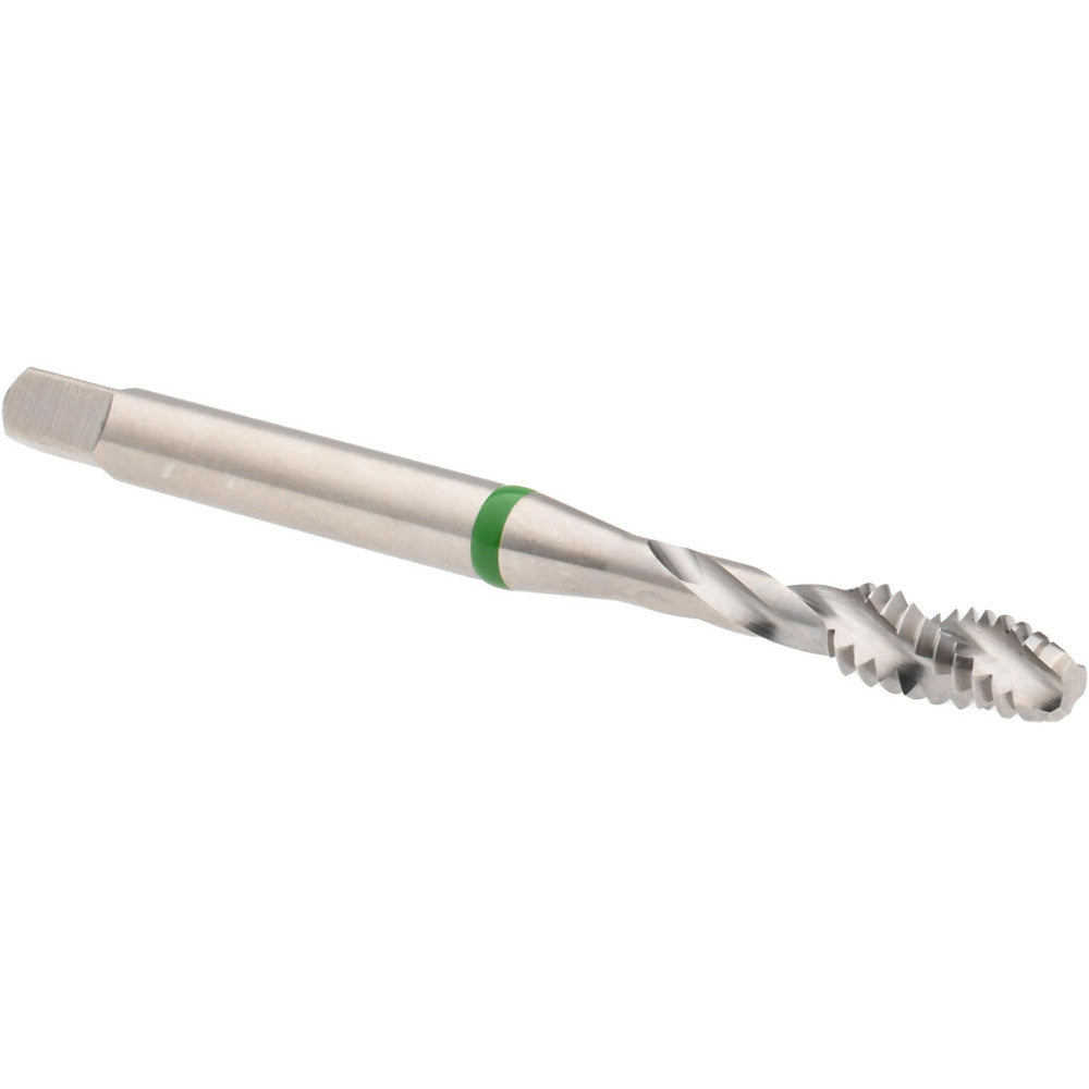 Accupro T2634322B Spiral Flute Tap #10-24, UNC, 3 Flute, Modified Bottoming Chamfer, 2B Class of Fit, Vanadium High-Speed Steel, Bright/Uncoated Finish