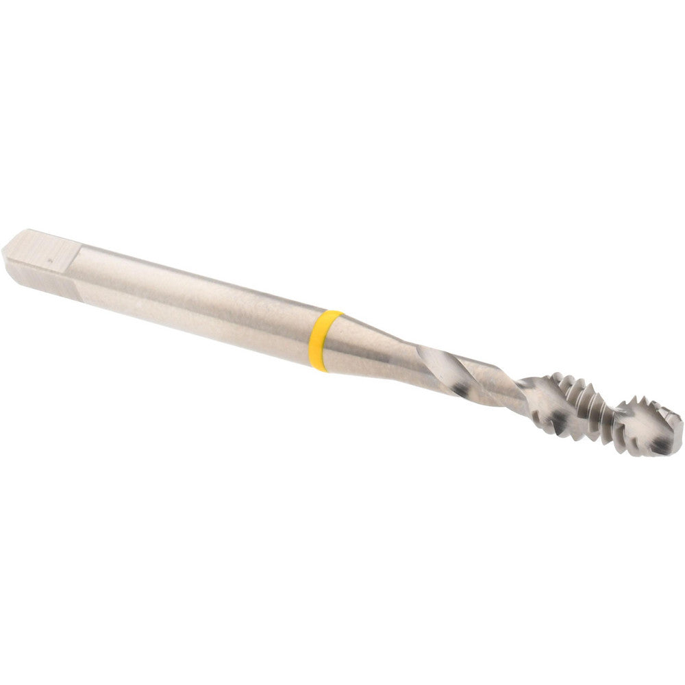 Accupro T2644323 Spiral Flute Tap #10-24, UNC, 2 Flute, Modified Bottoming Chamfer, 2B/3B Class of Fit, Vanadium High-Speed Steel, Bright/Uncoated Finish