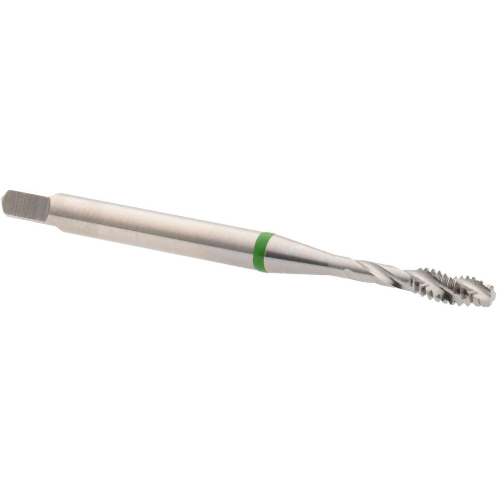 Accupro T2634163 Spiral Flute Tap #4-40, UNC, 3 Flute, Modified Bottoming Chamfer, Vanadium High-Speed Steel, Bright/Uncoated Finish