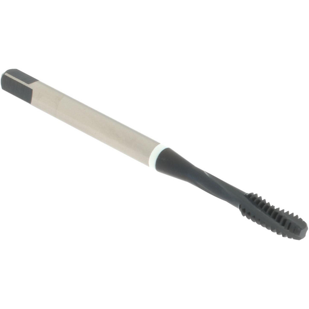 Accupro T4677243 Spiral Flute Tap #6-32, UNC, 3 Flute, Modified Bottoming Chamfer, 2B Class of Fit, Vanadium High-Speed Steel, Nitride Finish