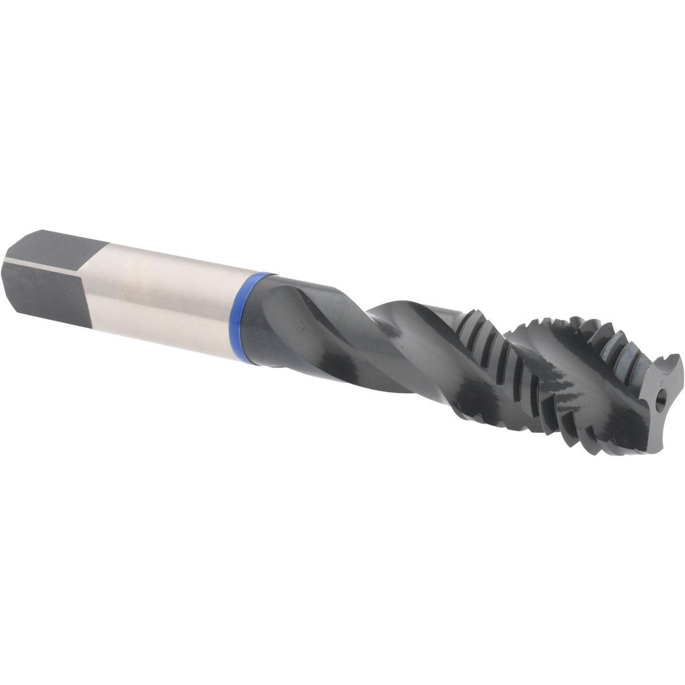 Accupro T1604642B Spiral Flute Tap 5/8-11, UNC, 3 Flute, Modified Bottoming Chamfer, 2B Class of Fit, Vanadium High-Speed Steel, Steam Oxide Finish