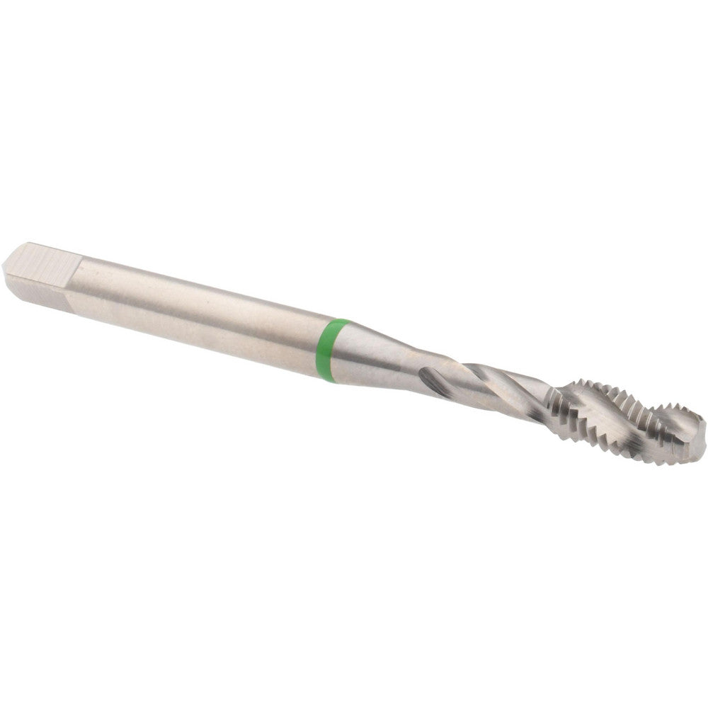 Accupro T2634342B Spiral Flute Tap #10-32, UNF, 3 Flute, Modified Bottoming Chamfer, 2B Class of Fit, Vanadium High-Speed Steel, Bright/Uncoated Finish