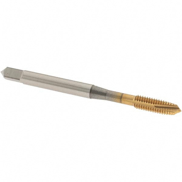 OSG 1111501705 Spiral Point Tap M4x0.7 Metric, 3 Flutes, Plug Chamfer, HSS, TiN Coated